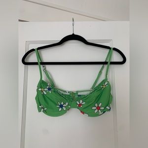 Heavy Manners Fools Fall in Love ruffled up underwire top S